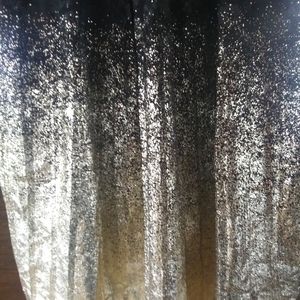 Gold and black dress